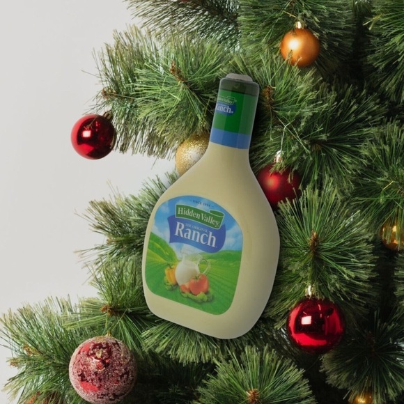 HIDDEN VALLEY RANCH DRESSING DECOUPAGE FOOD ORNAMENT New with Tag - Picture 4 of 6